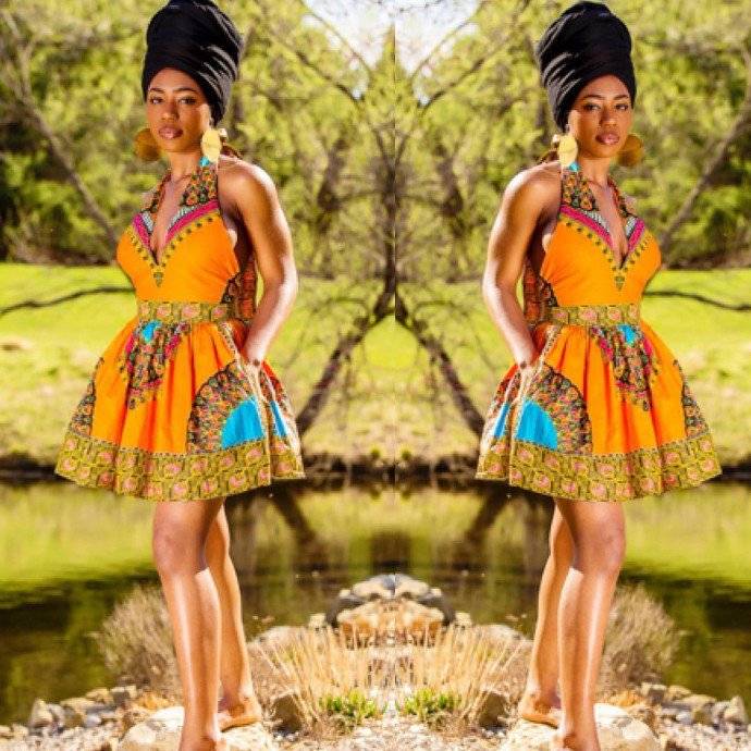 LATEST ANKARA SHORT GOWN STYLES