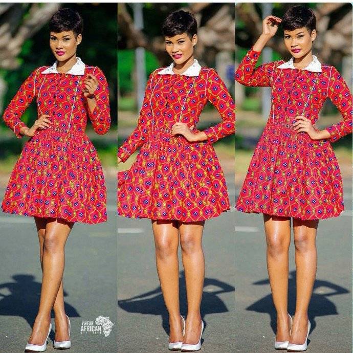 LATEST ANKARA SHORT GOWN STYLES