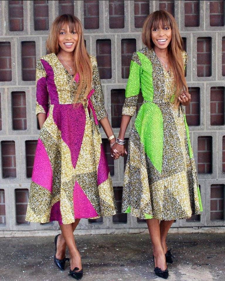 TWINNING IN THE MOST FABULOUS ANKARA PRINTS