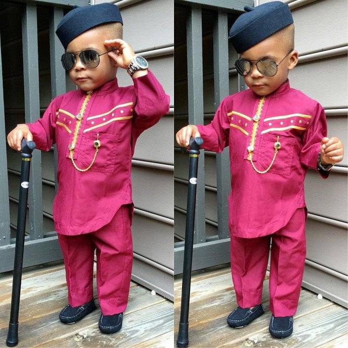 SEE HOW THE KIDS ROCK STYLISH OWANBE ASO EBI STYLES