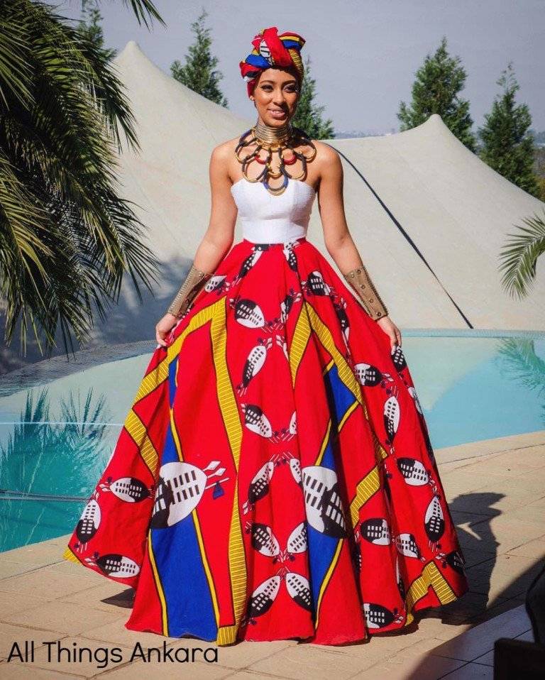 COOL WAYS TO ROCK ANKARA MAXI SKIRT STYLE