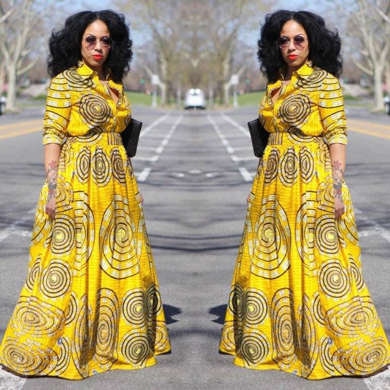 COOL WAYS TO ROCK ANKARA MAXI SKIRT STYLE