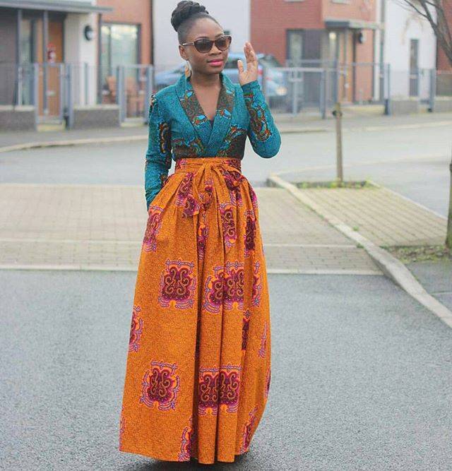 COOL WAYS TO ROCK ANKARA MAXI SKIRT STYLE