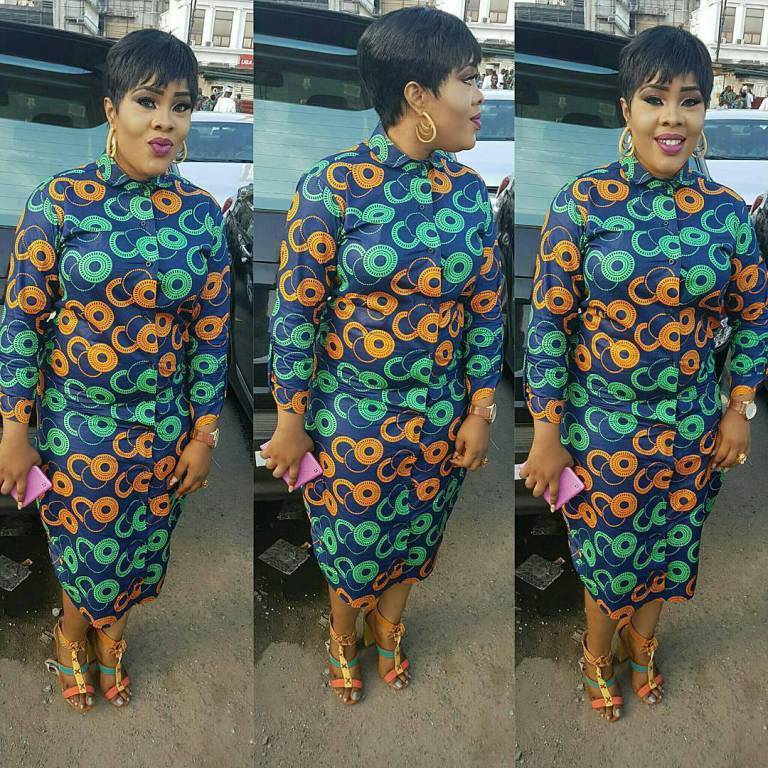 THROW BACK TO BEING FASHIONABLE IN THESE LATEST ANKARA STYLES