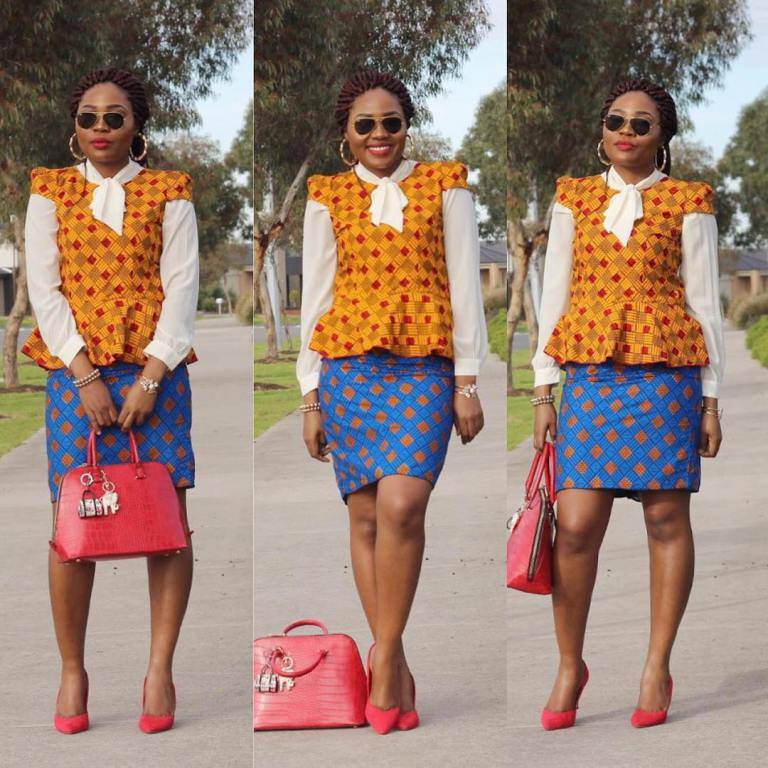 THROW BACK TO BEING FASHIONABLE IN THESE LATEST ANKARA STYLES