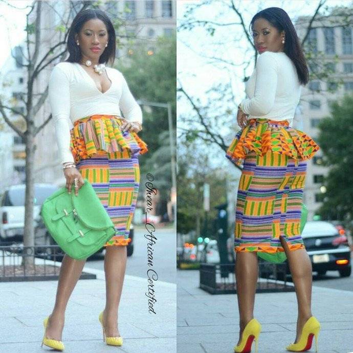 ANKARA PEPLUM SKIRT AND THE WAYS YOU CAN WEAR THEM