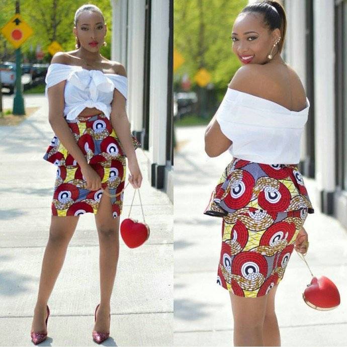 ANKARA PEPLUM SKIRT AND THE WAYS YOU CAN WEAR THEM