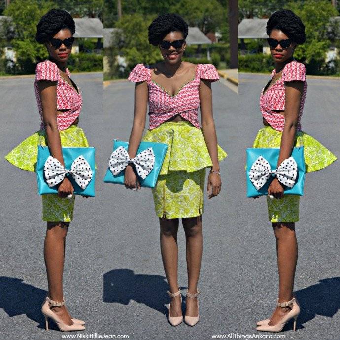 ANKARA PEPLUM SKIRT AND THE WAYS YOU CAN WEAR THEM