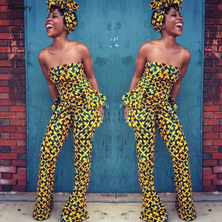 ANKARA PANT STYLE FOR YOUR FRIDAY NIGHT LOOK