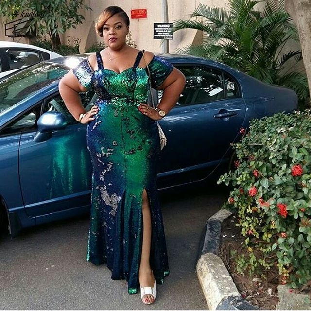 LATEST GREEN ASO EBI STYLES FOR THAT OWAMBE