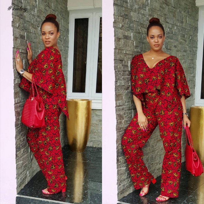 THE SCARLET RED ANKARA LOOKS TO SEE THIS ‘EMBER’ MONTH