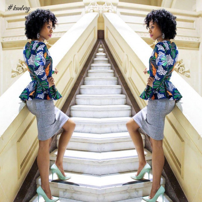 LATEST ANKARA PEPLUM BLAZER TREND WE ARE LOVING