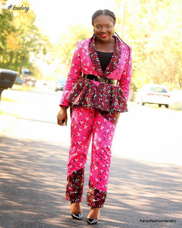 LATEST ANKARA PEPLUM BLAZER TREND WE ARE LOVING