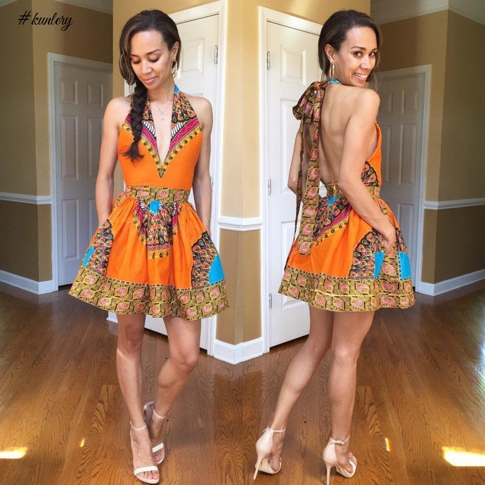 LATEST ORANGE ANKARA STYLES YOU SHOULD SLAY