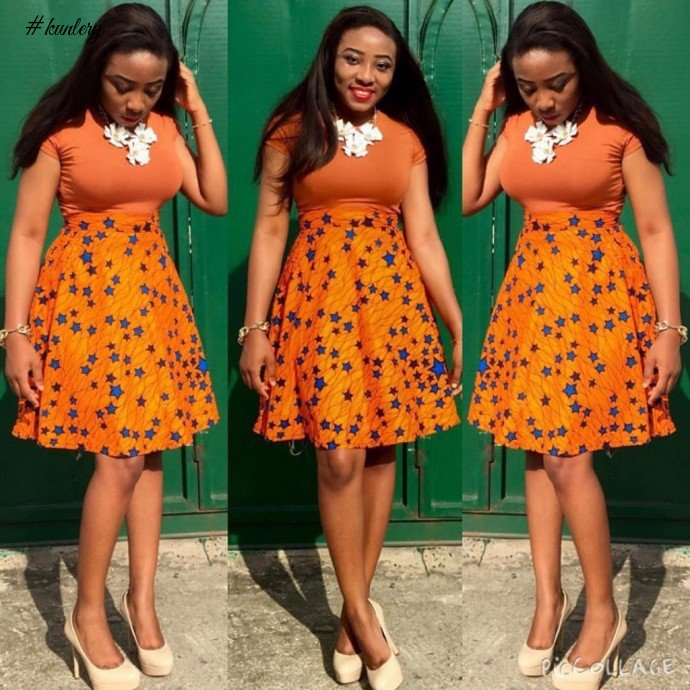 LATEST ORANGE ANKARA STYLES YOU SHOULD SLAY