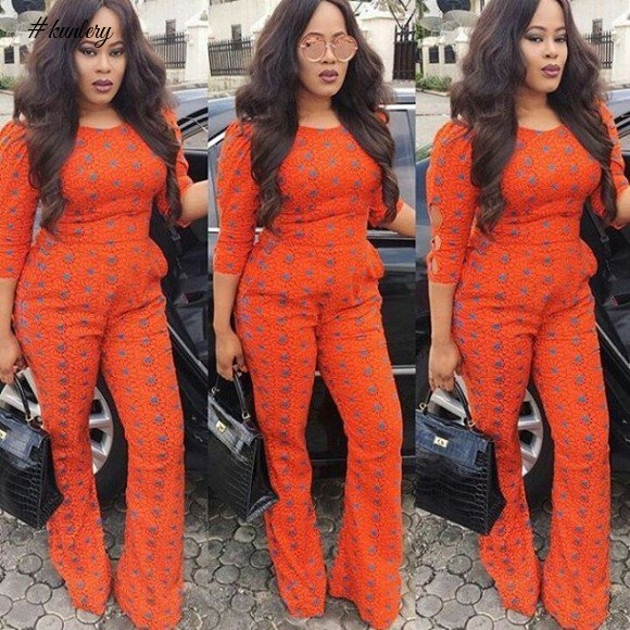 LATEST ORANGE ANKARA STYLES YOU SHOULD SLAY