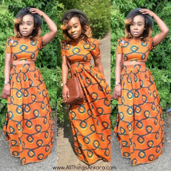 LATEST ORANGE ANKARA STYLES YOU SHOULD SLAY