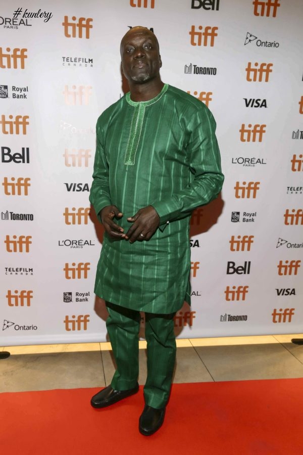 BIMBO AKINTOLA, DANNY GLOVER, SOMKELE IYAMAH-IDLAHAMA ON THE TIFF FESTIVAL RED-CARPET FOR THE SOLD OUT PREMIERE OF “93 DAYS”