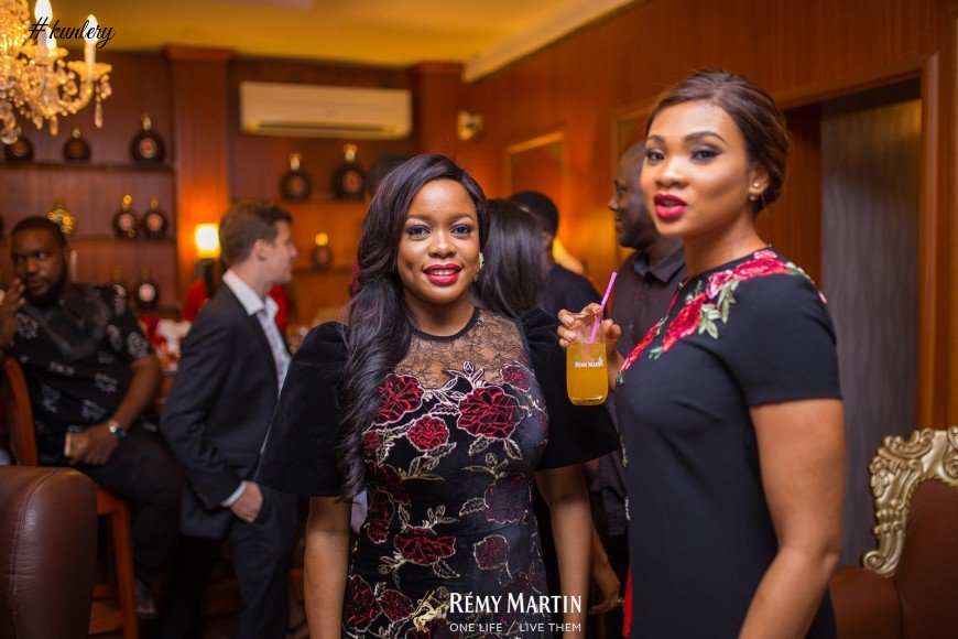 DJ JIMMY JATT, TOKE MAKINWA TARA DUROTOYE CELEBRATE THE NEW REMY MARTIN INFLUENCERS AT A PRIVATE DINNER