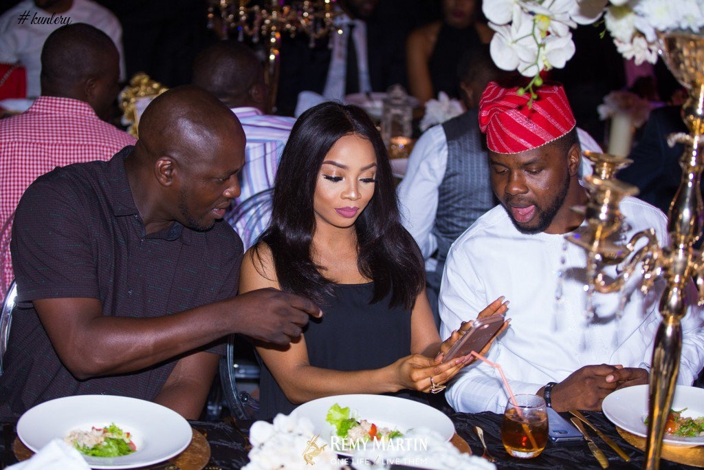 DJ JIMMY JATT, TOKE MAKINWA TARA DUROTOYE CELEBRATE THE NEW REMY MARTIN INFLUENCERS AT A PRIVATE DINNER