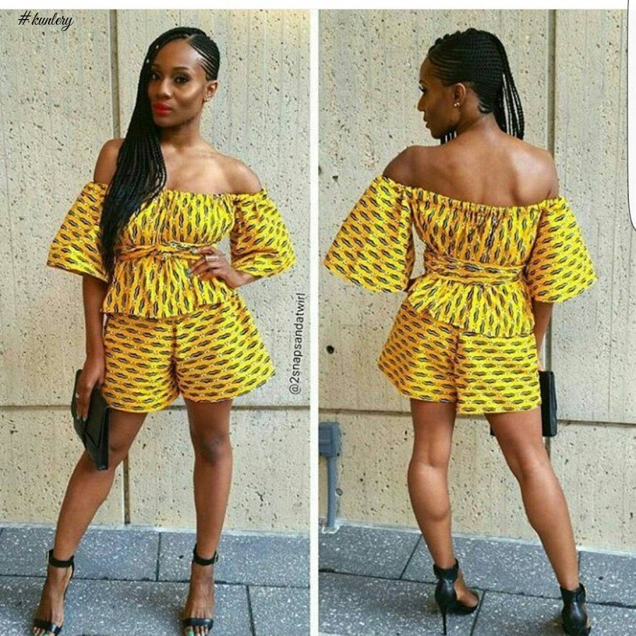 MORE ANKARA OFF-THE-SHOULDER AND COLD-SHOULDER STYLES FOR YOUR FRIDAY NIGHT GLAM