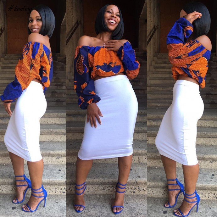 MORE ANKARA OFF-THE-SHOULDER AND COLD-SHOULDER STYLES FOR YOUR FRIDAY NIGHT GLAM