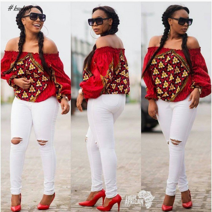 MORE ANKARA OFF-THE-SHOULDER AND COLD-SHOULDER STYLES FOR YOUR FRIDAY NIGHT GLAM