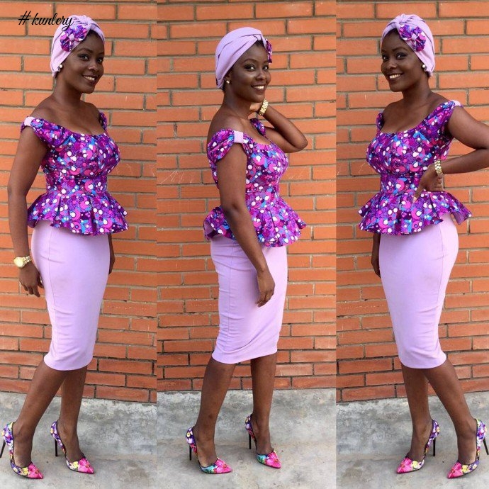 THE ROYAL PURPLE ANKARA STYLES YOU SHOULD SEE