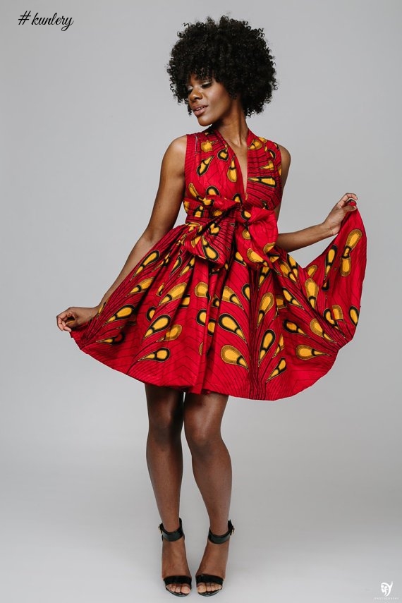 STEP UP YOUR STYLE WITH THESE YELLOW AND RED ANKARA PRINTS STYLES