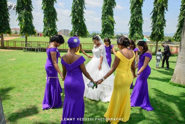 Zainab And Uche White wedding