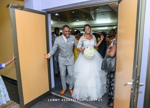 Zainab And Uche White wedding