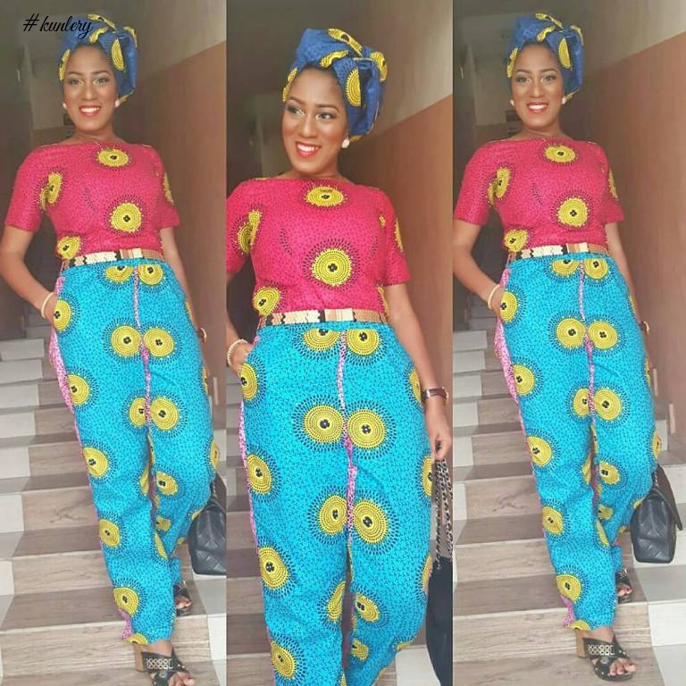 CHECK OUT THE ANKARA JUMPSUITS STYLES FASHIONISTAS ARE ROCKING THESE DAYS