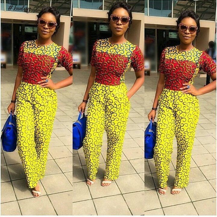 CHECK OUT THE ANKARA JUMPSUITS STYLES FASHIONISTAS ARE ROCKING THESE DAYS