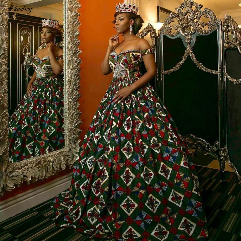 ANKARA INSPIRED WEDDING GOWN