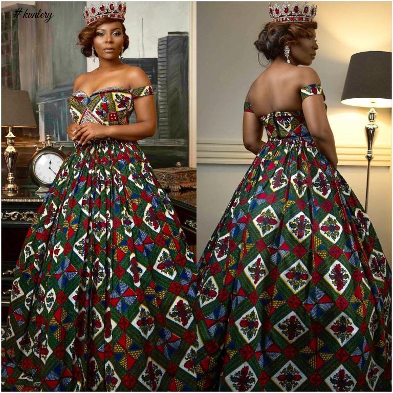 ANKARA INSPIRED WEDDING GOWN