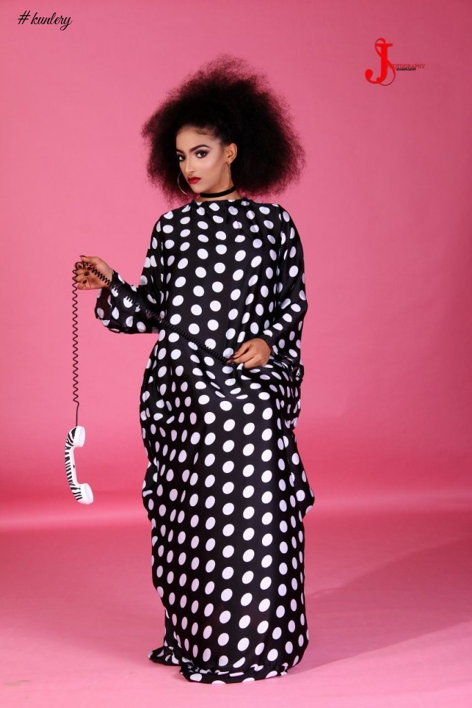 Sophia Alakija is the Muse for Abbyke Domina’s ‘The Monochrome Season’ Collection