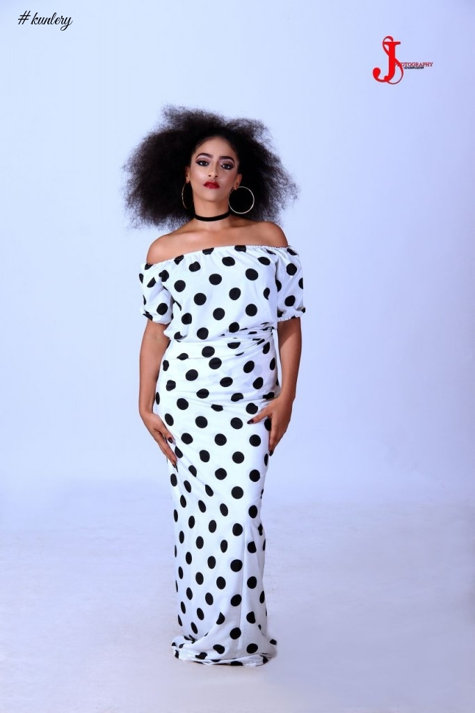 Sophia Alakija is the Muse for Abbyke Domina’s ‘The Monochrome Season’ Collection