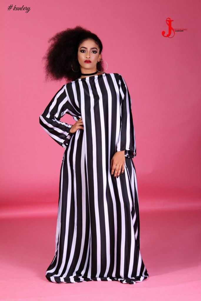 Sophia Alakija is the Muse for Abbyke Domina’s ‘The Monochrome Season’ Collection