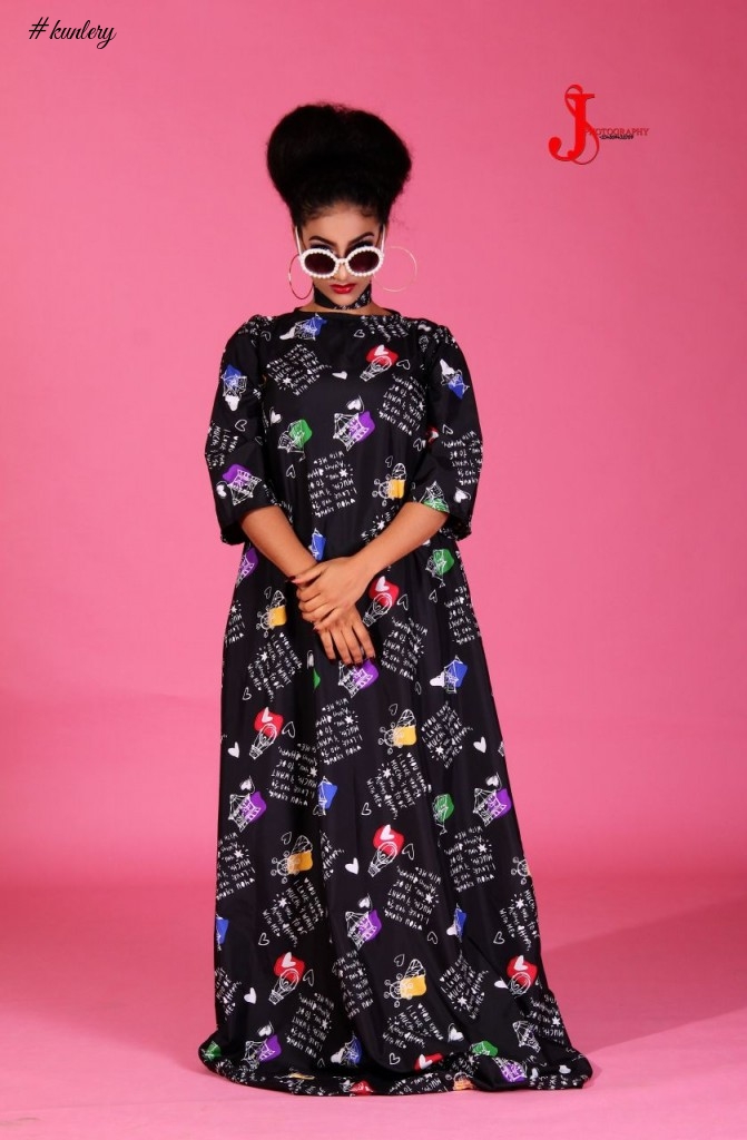 Sophia Alakija is the Muse for Abbyke Domina’s ‘The Monochrome Season’ Collection