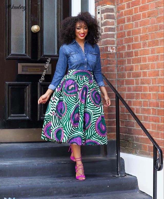 ANKARA STYLE INSPIRATION: ANKARA PLEATED SKIRT