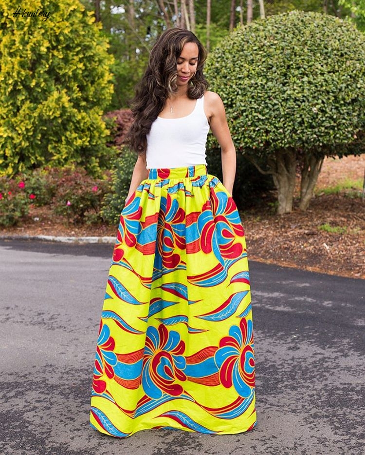 8 FASCINATING FLOOR LENGTH ANKARA PIECES