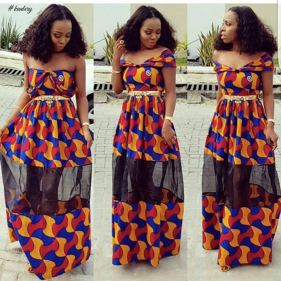 8 FASCINATING FLOOR LENGTH ANKARA PIECES