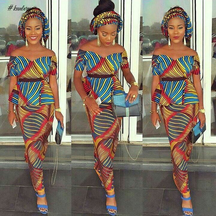 SIMPLE BUT UNIQUE WEDDING GUEST ANKARA STYLES