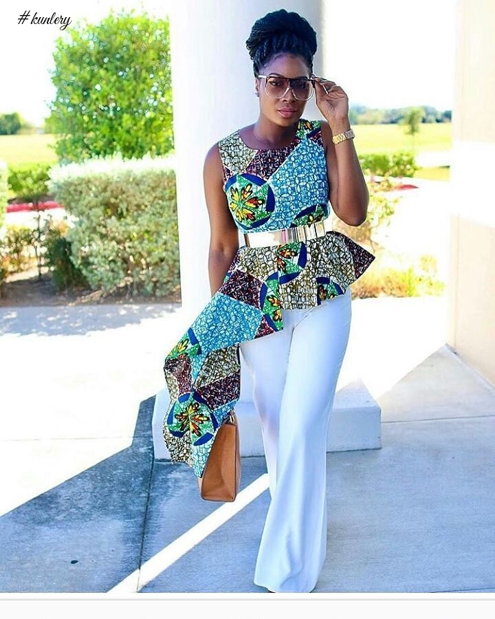 MAKE IT CHIC THIS WEEK IN STUNNING LATEST ANKARA STYLES