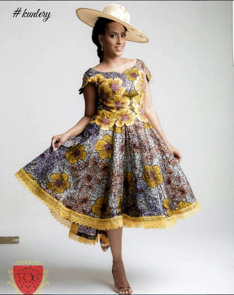 Juliet Ibrahim Stars In Trish O Couture’s Africa Vogue Ankara Collection