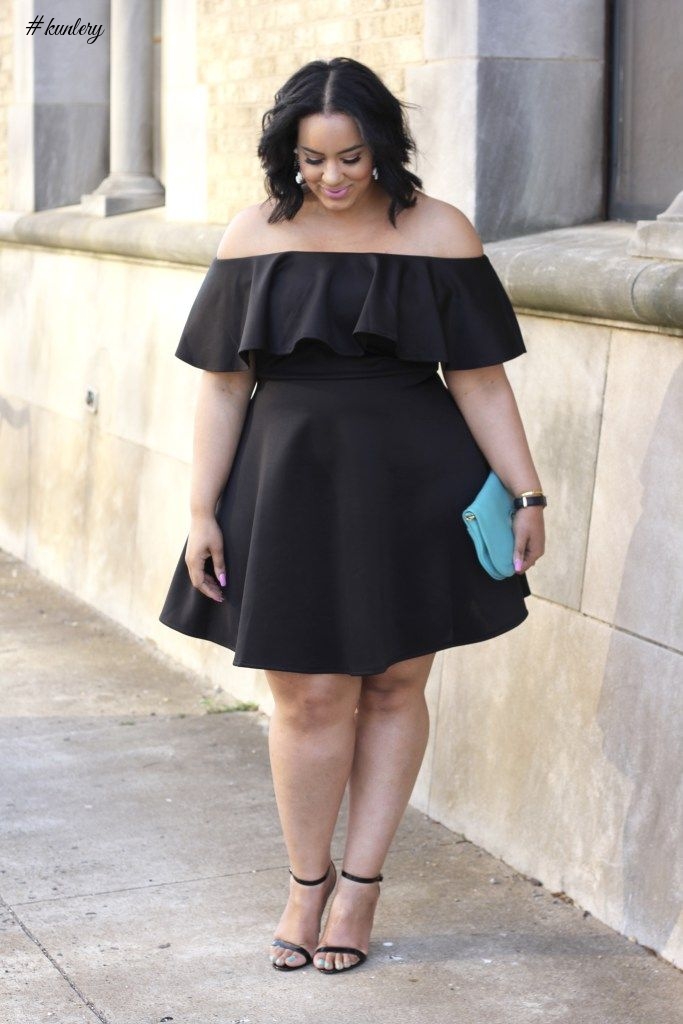 STYLISH BLACK DRESSES FOR THE PLUS SIZE LADIES