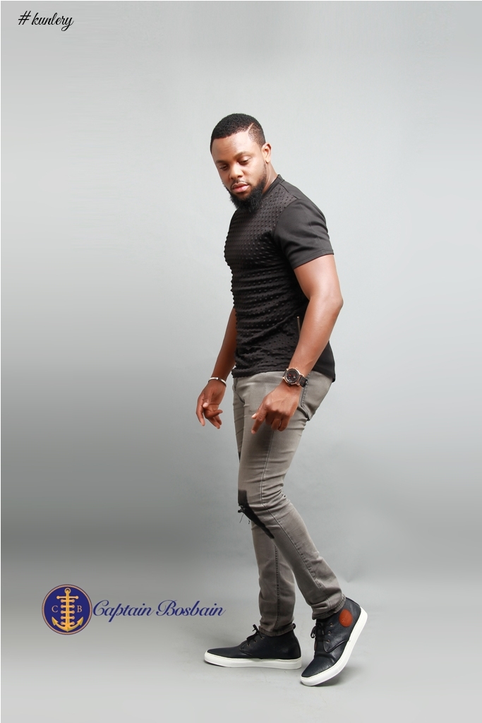 BBA Melvin Oduah Models Captain Bosbain “Gentlemen Sneakers” Collection