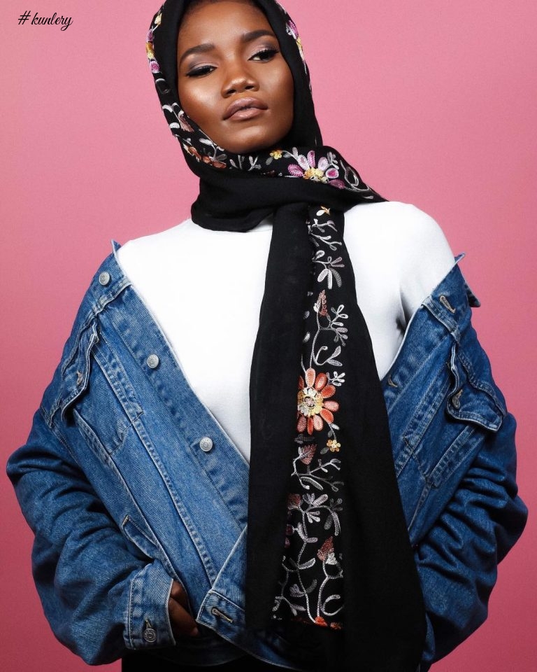 HIJAB & TURBAN STYLES: FLORAL SCARF FROM ELORA COLLECTION