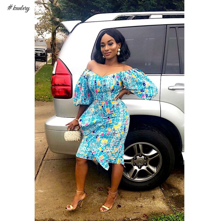 LET YOUR ANKARA DRESS SPEAK VOLUME THIS WEEKEND