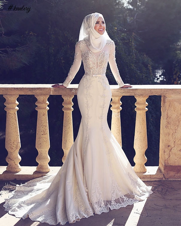 BEAUTIFUL WEDDING DRESS INSPIRATION FOR A MUSLIM BRIDE